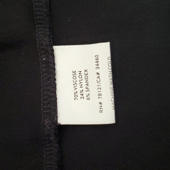 Eileen Fisher  Straight Leg Cropped Trousers Pants in black Size Small - Picture 10 of 10